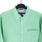 Tommy Hilfiger Long Sleeve Regular Fit Gingham Shirt Green