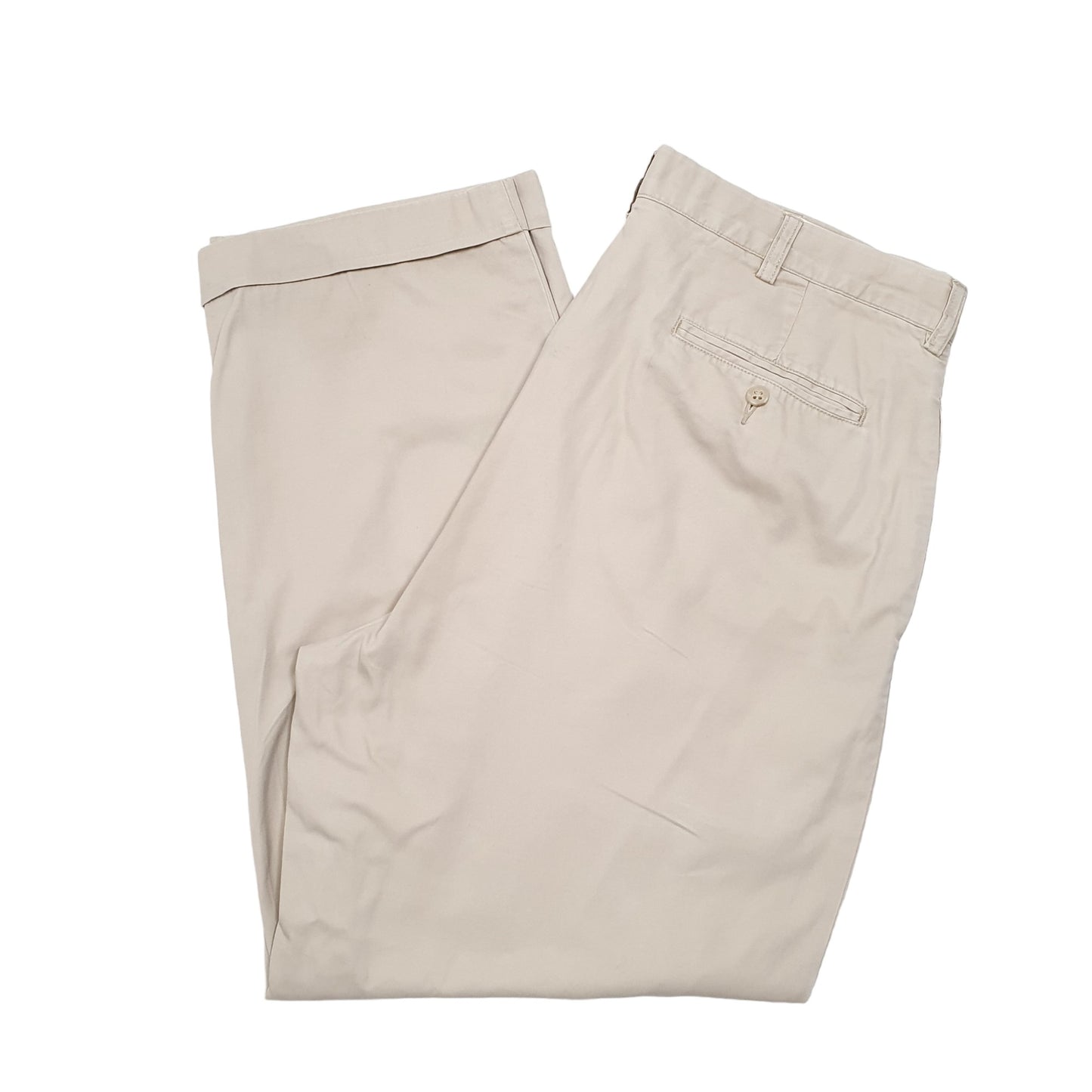 Mens Beige Polo Ralph Lauren Hammond Pant Double Pleated Chino Trousers