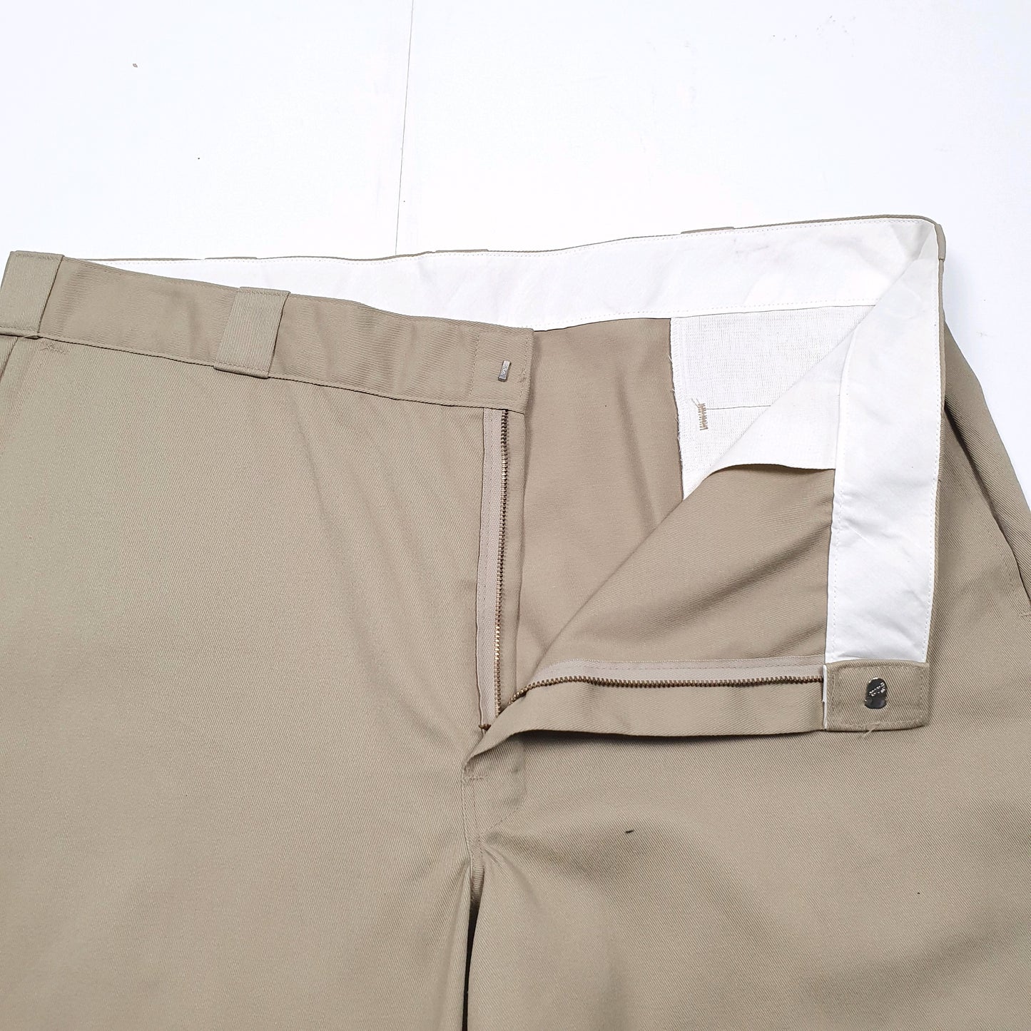 Mens Dickies Beige Chino Trousers W42 L30 Beige