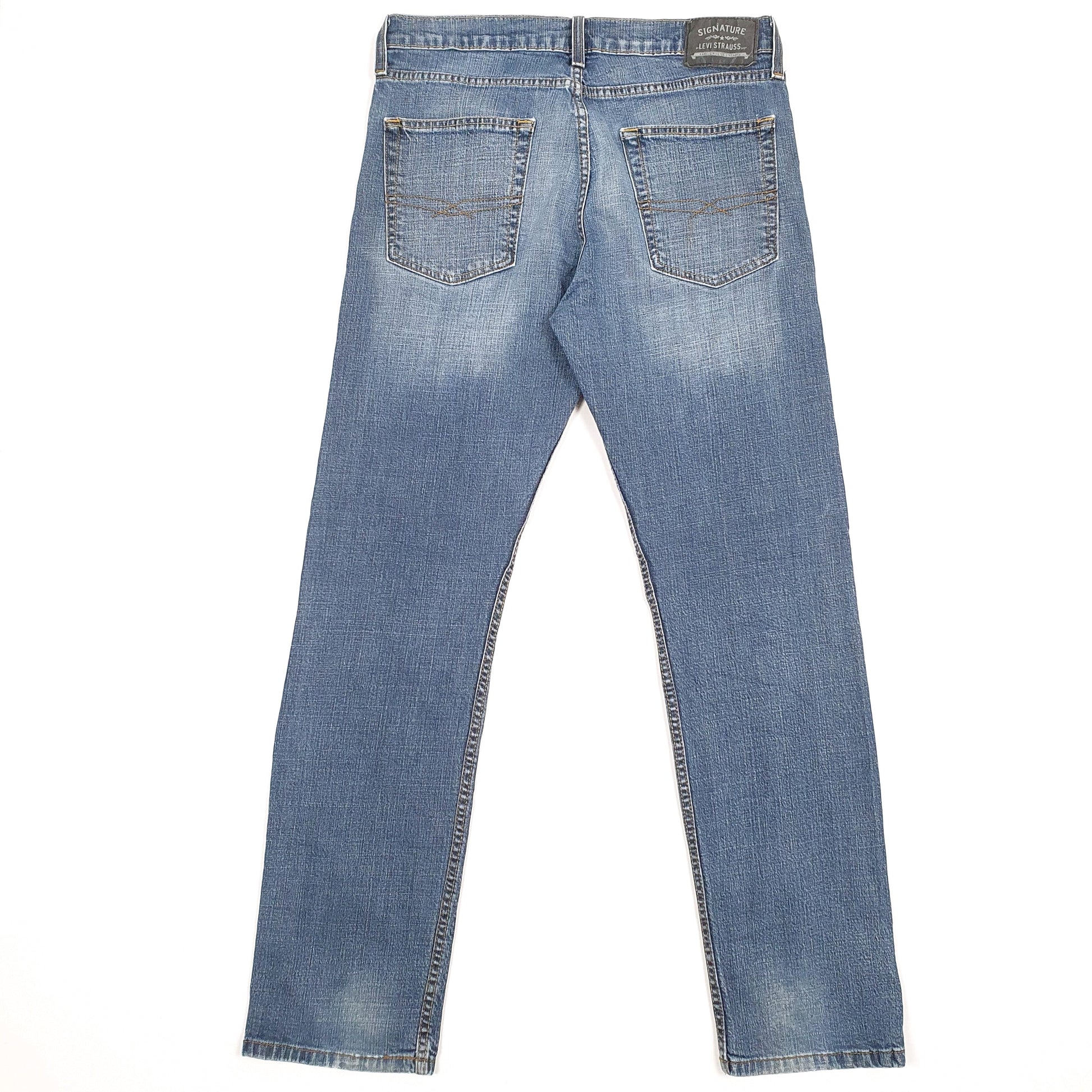 Levis Signature Slim Fit Straight Jeans W32 L30 Blue