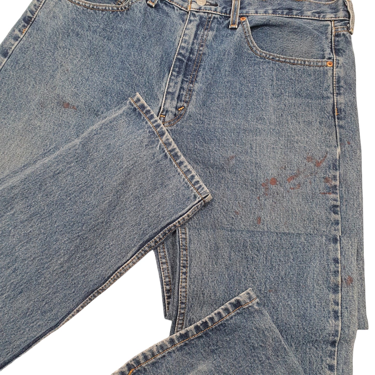 Mens Blue Levis  505 JeansW38 L34