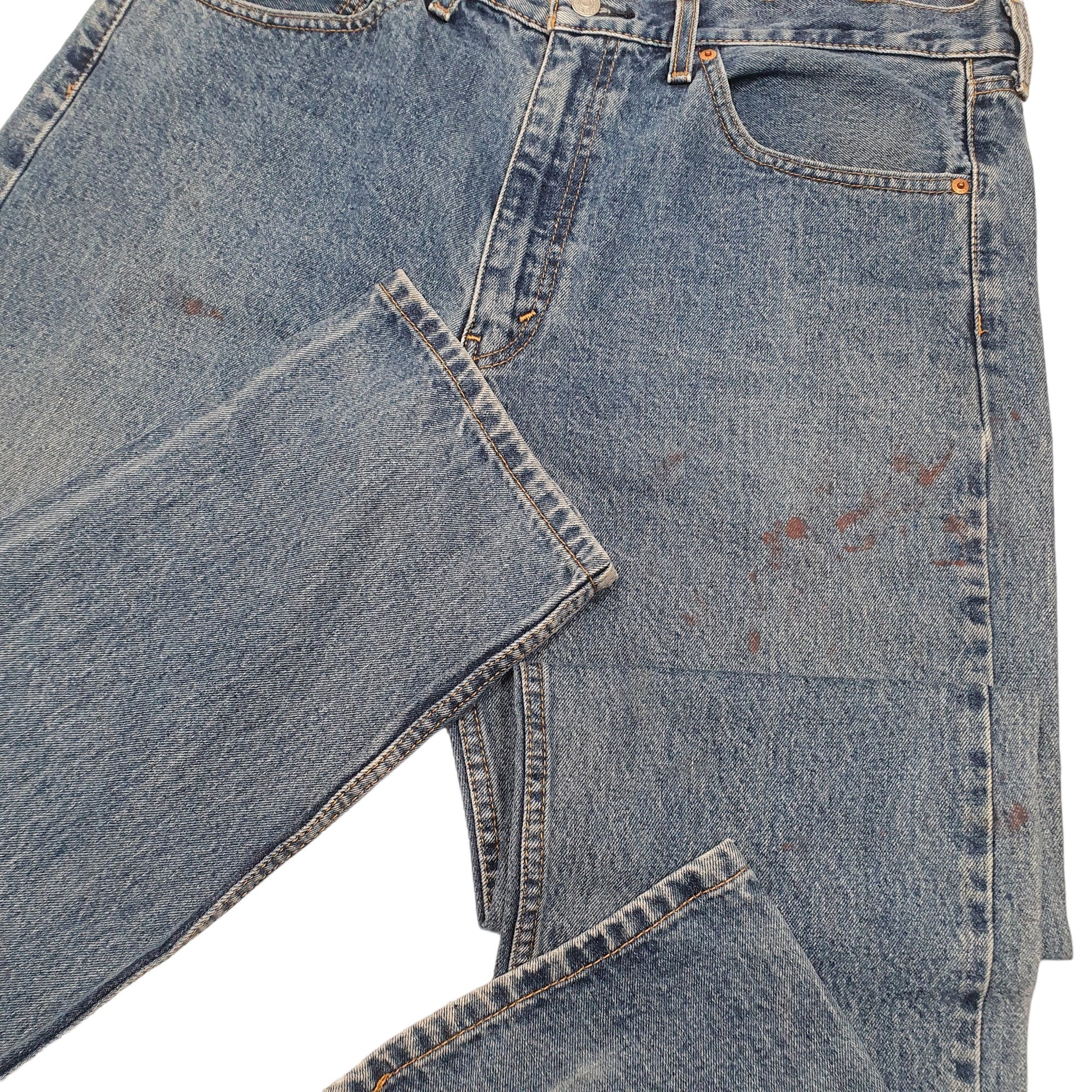 Mens Blue Levis  505 JeansW38 L34