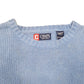 Mens Blue Ralph Lauren Chaps Knit Jumper Winter Crewneck Jumper
