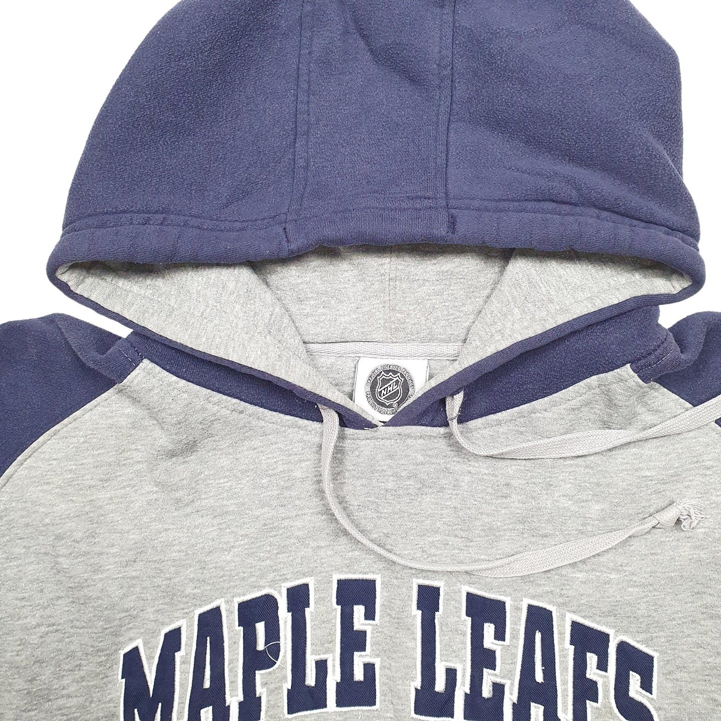 Mens Grey NHL Toronto Maple Leafs Ice Hockey Hoodie Jumper