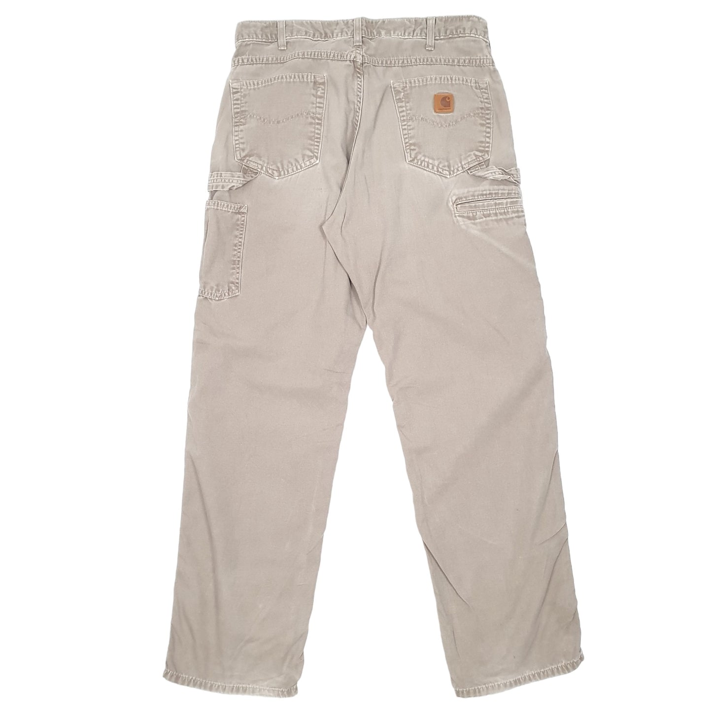 Mens Beige Carhartt  Carpenter Trousers