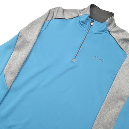 Calvin Klein Quarter Zip M Blue