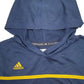 Mens Navy Adidas Michigan USA College Hoodie Jumper
