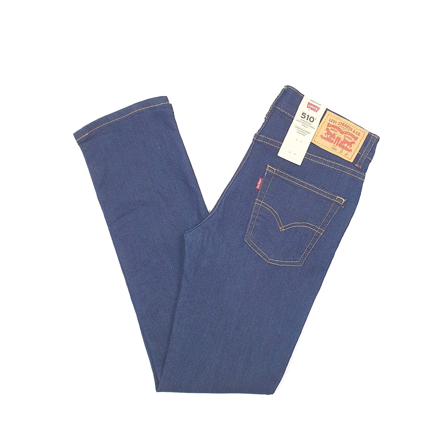 Levis 510 Skinny Fit Jeans W27 L27 Blue
