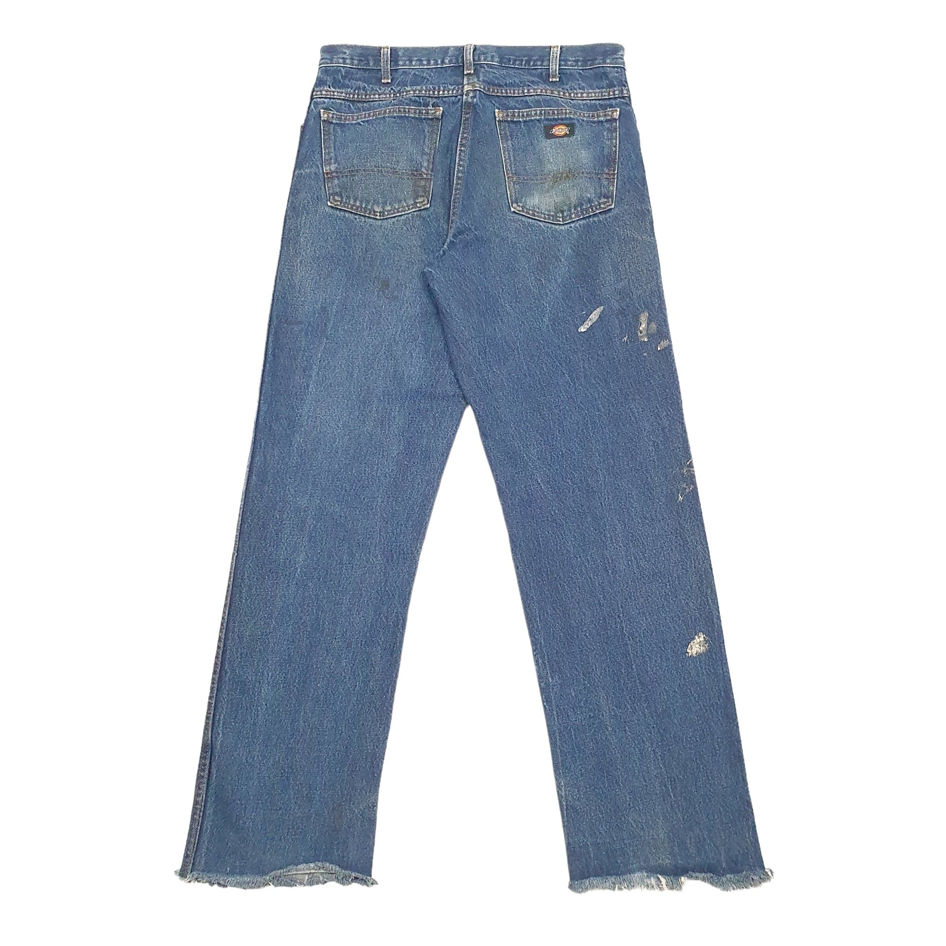 Dickies Work Pants Regular Fit Jeans W34 L32 Navy