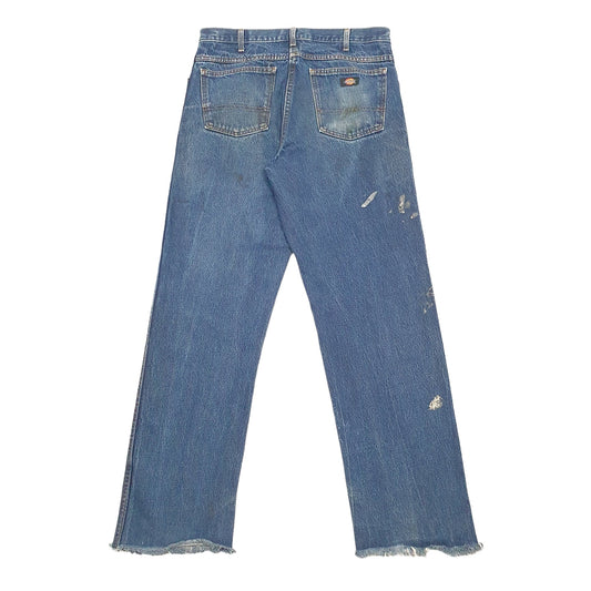 Dickies Work Pants Regular Fit Jeans W34 L32 Navy