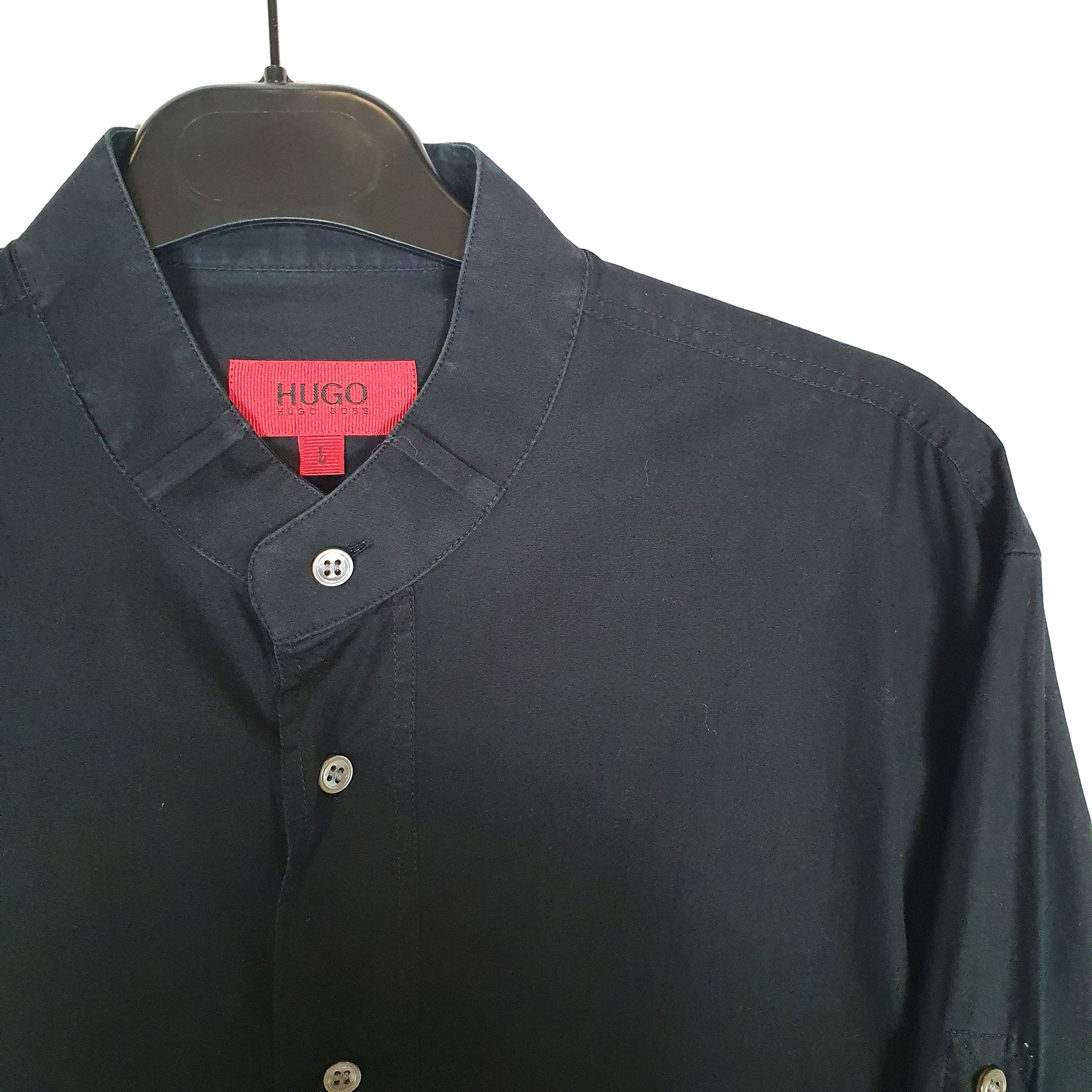 Hugo Boss Long Sleeve Regular Fit Shirt Black