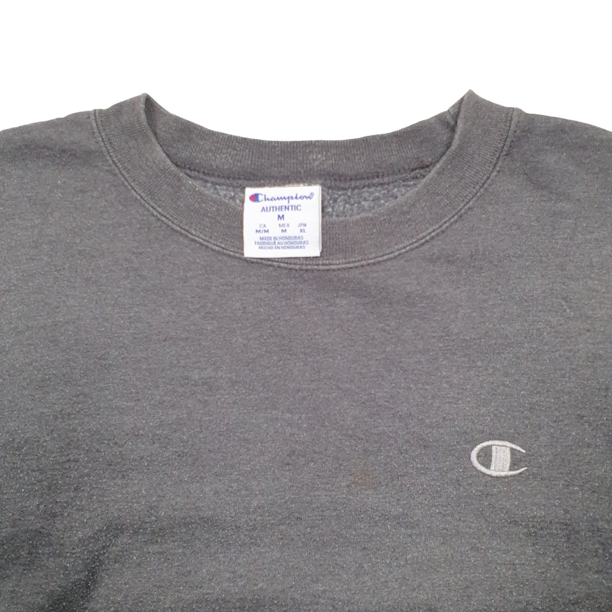 Mens Grey Champion  Crewneck Jumper