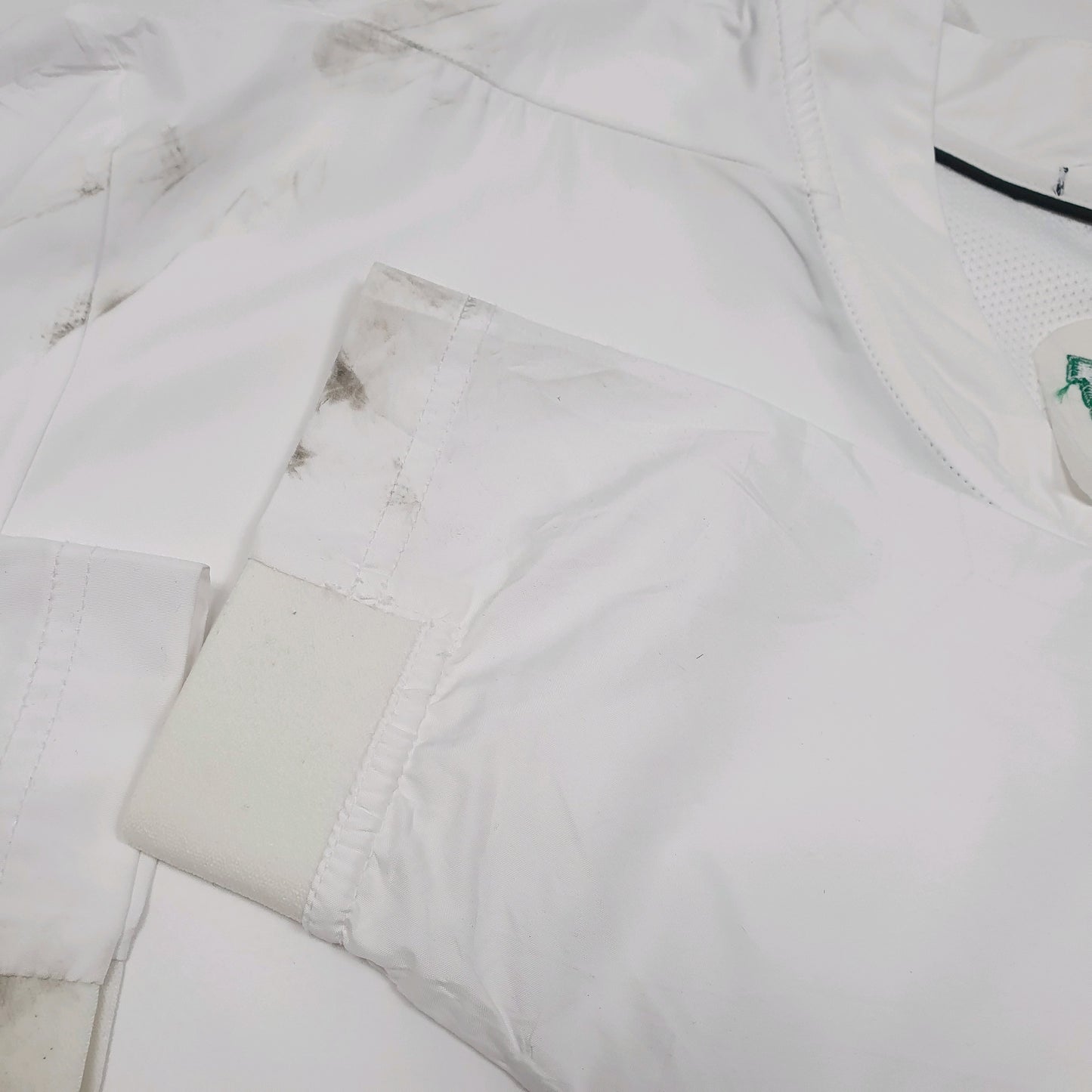 Mens White Nike Fresno State Bulldogs American Football Active Quarter Zip Jumper