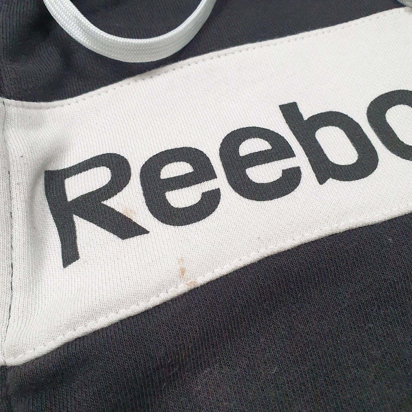 Mens Black Reebok Hoodie Full Zip Jumper