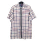 Tommy Hilfiger Short Sleeve Regular Fit Check Shirt Blue