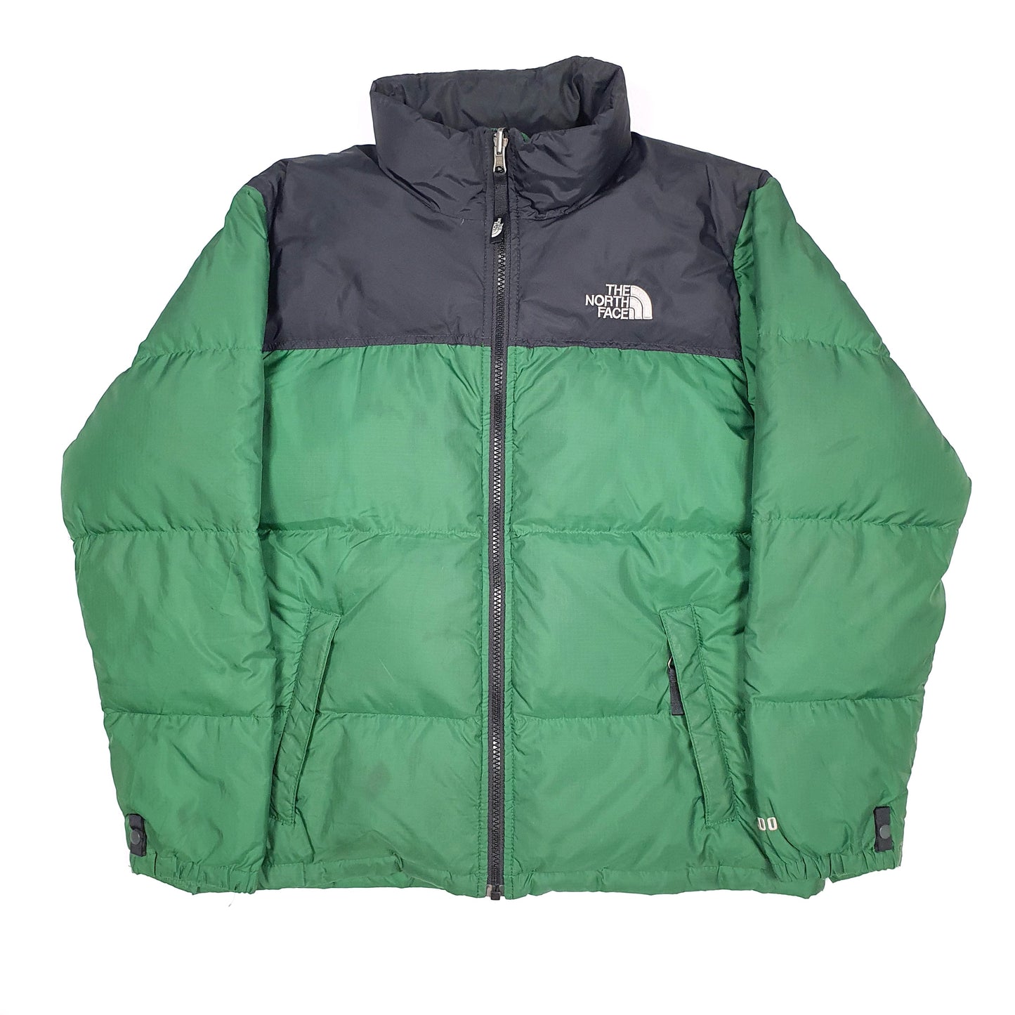 Green The North Face Puffer Jacket Coat