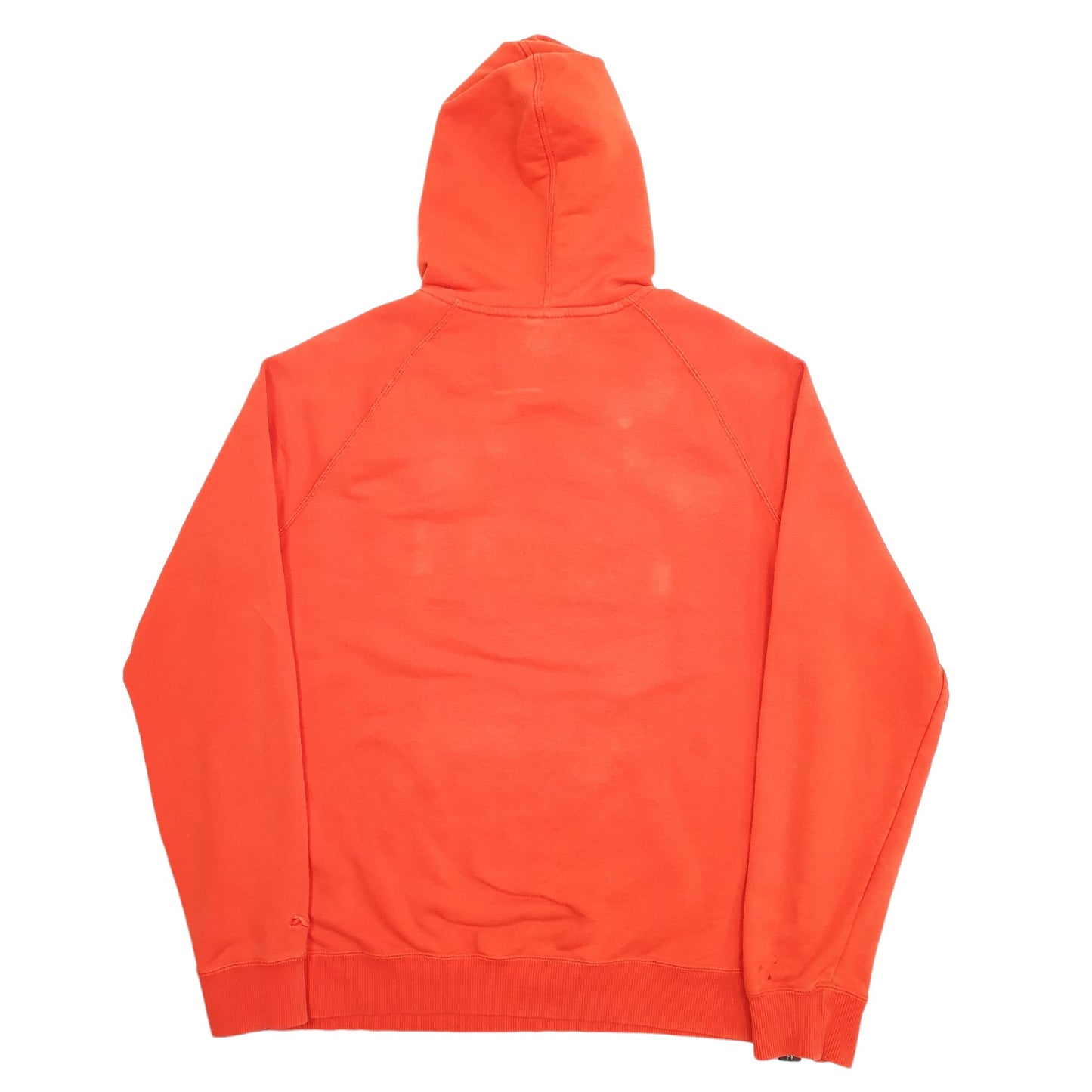 Mens Orange Puma Spellout Hoodie Jumper