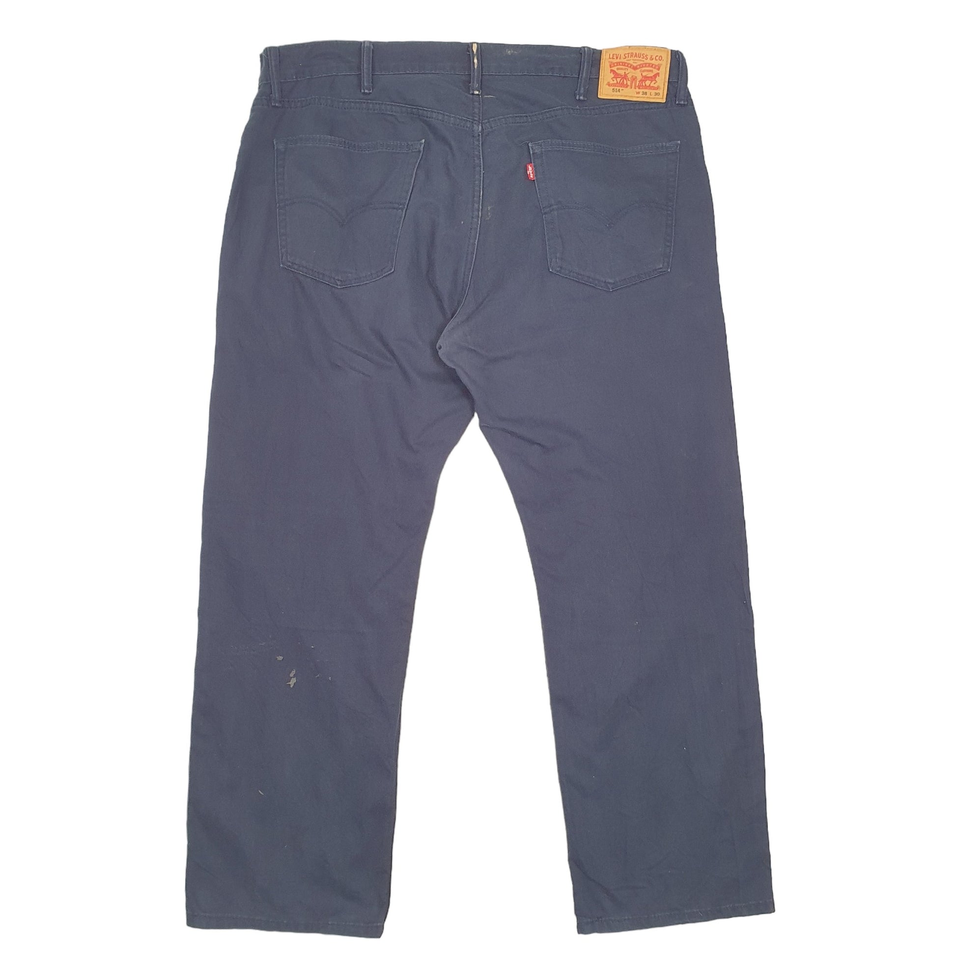 Mens Navy Levis 514 Chino Trousers