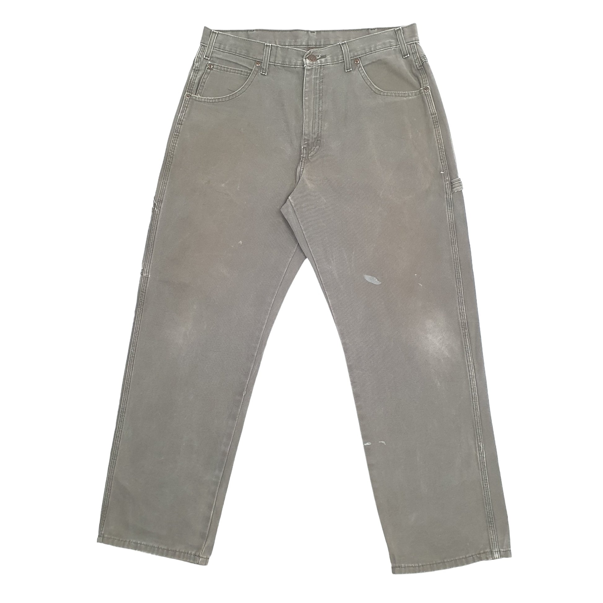 Mens Green Dickies  Carpenter Trousers