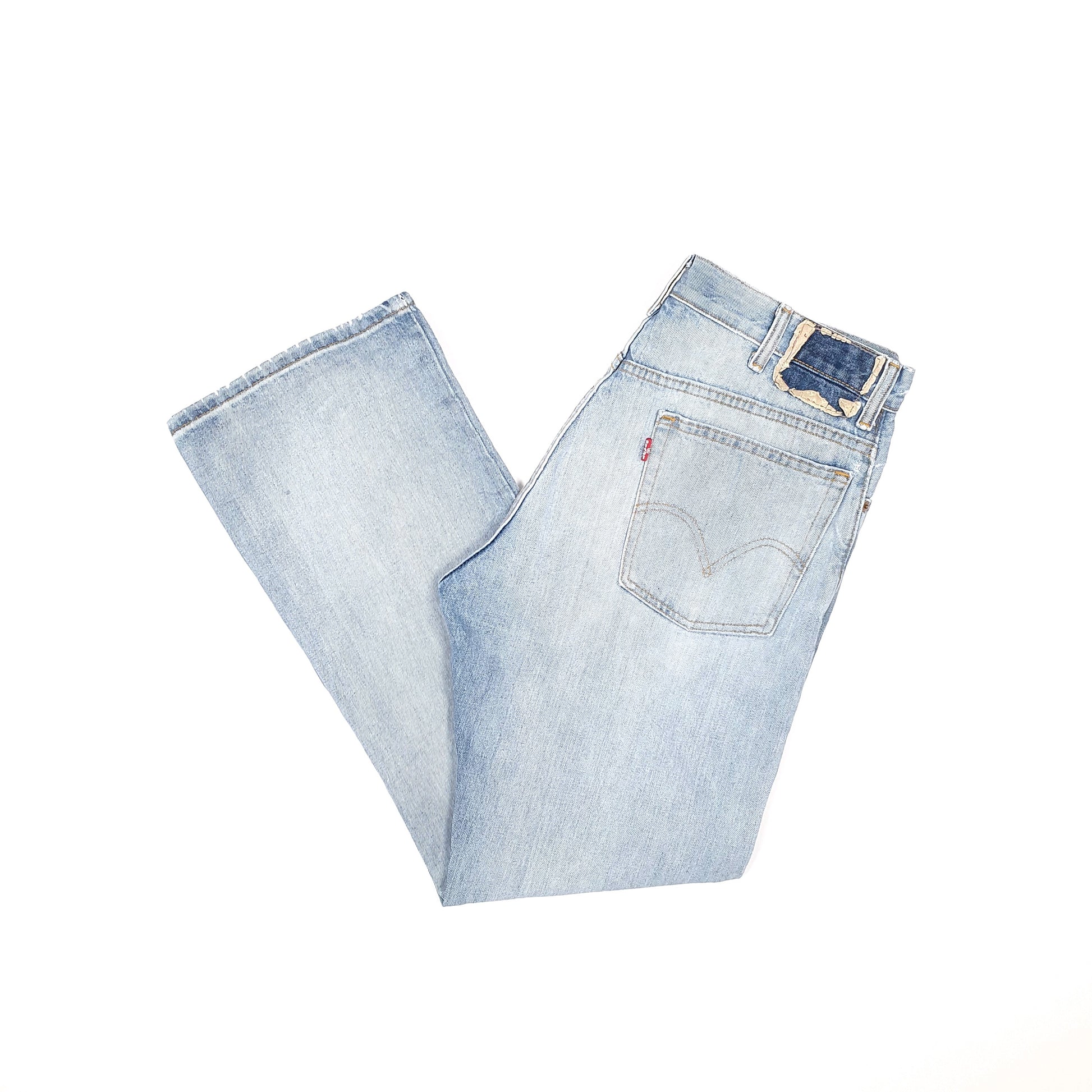 Levis 517 Bootcut Fit Jeans W34 L30 Blue