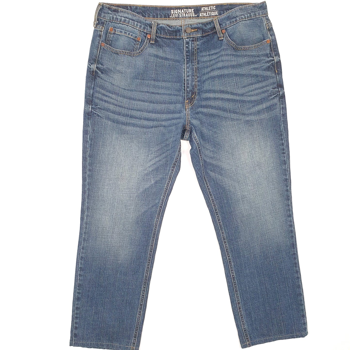 Levis Signature Athletic Straight Fit Jeans W40 L28 Blue