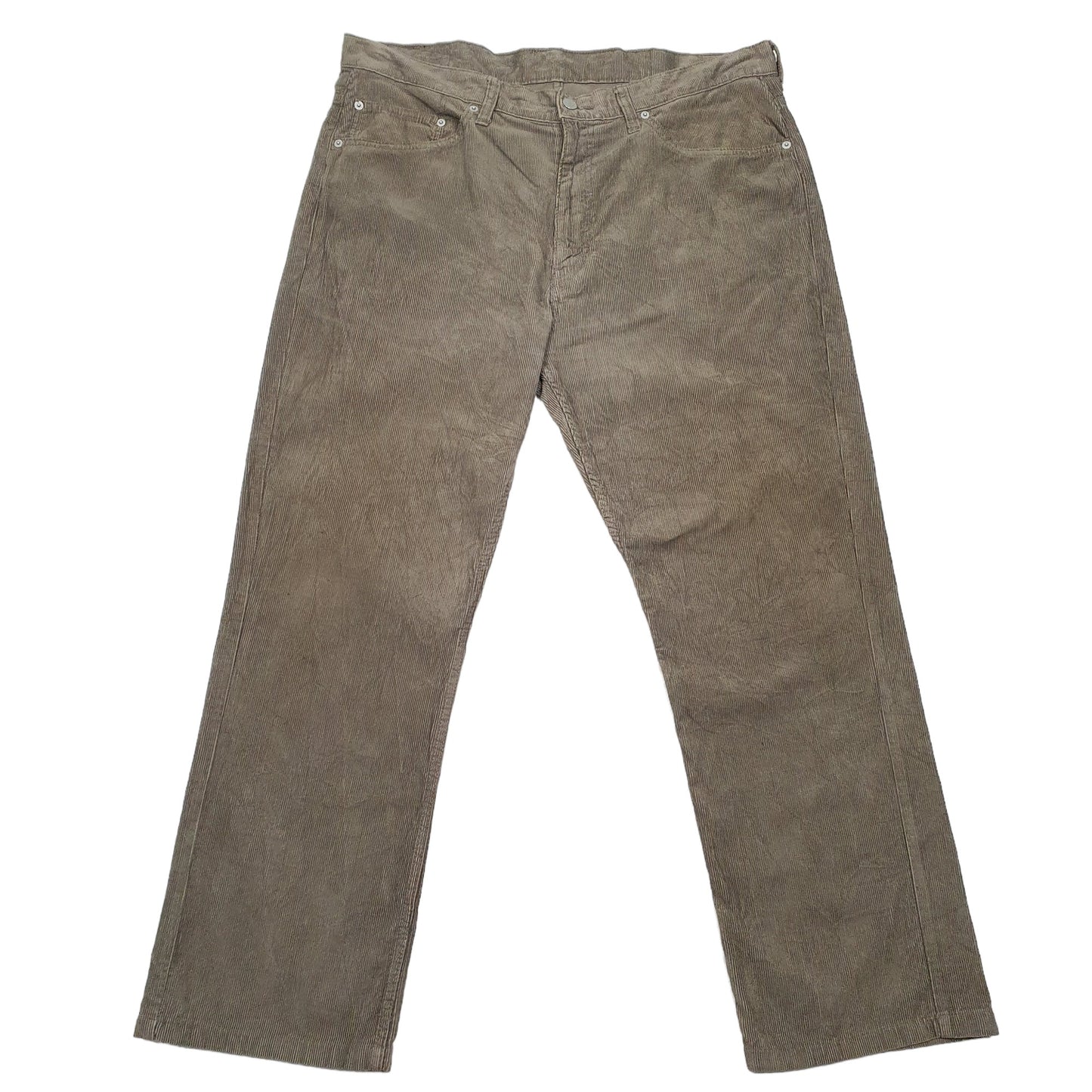 Mens Brown Levis 752 Corduroy Trousers