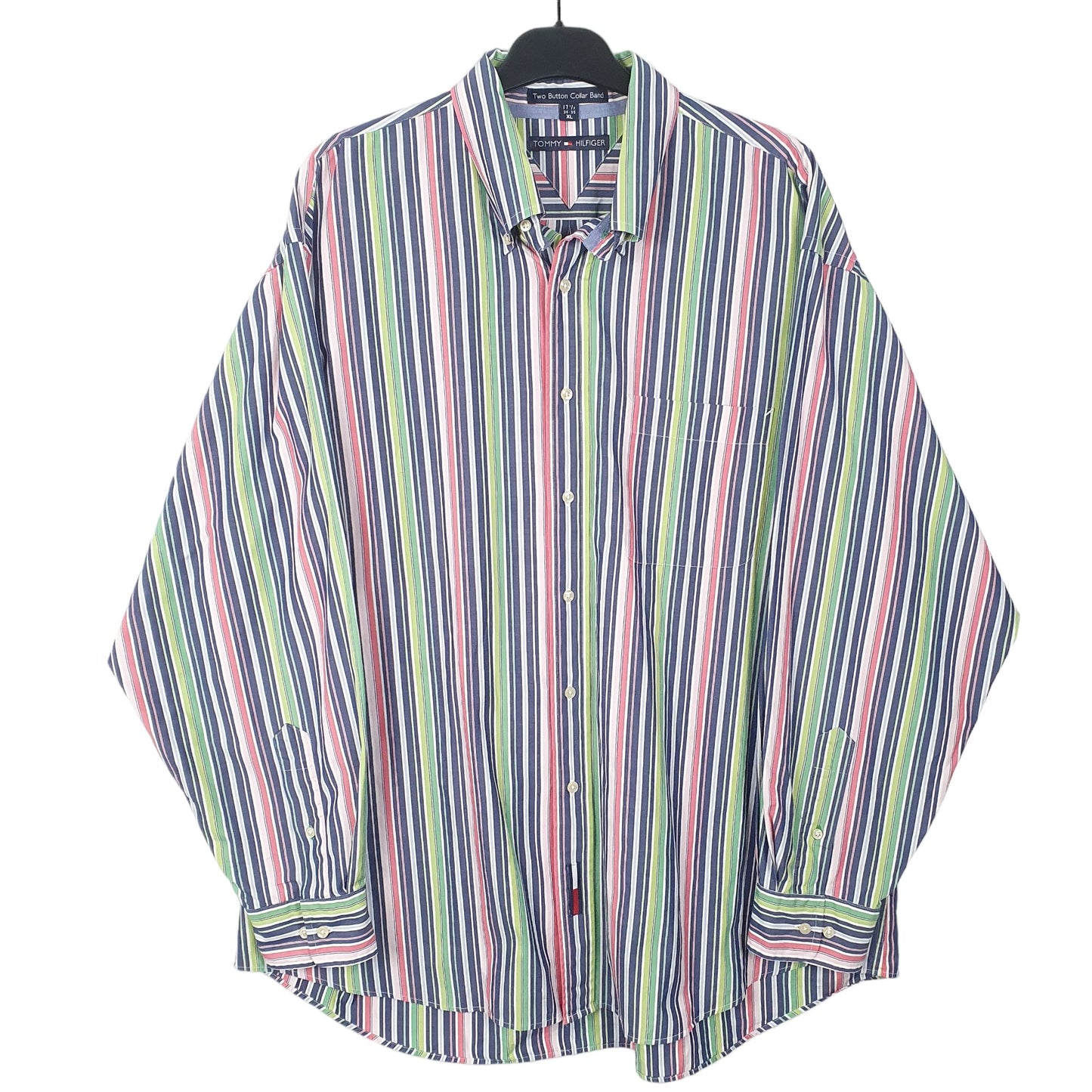 Mens Burgundy Tommy Hilfiger  Long Sleeve Shirt