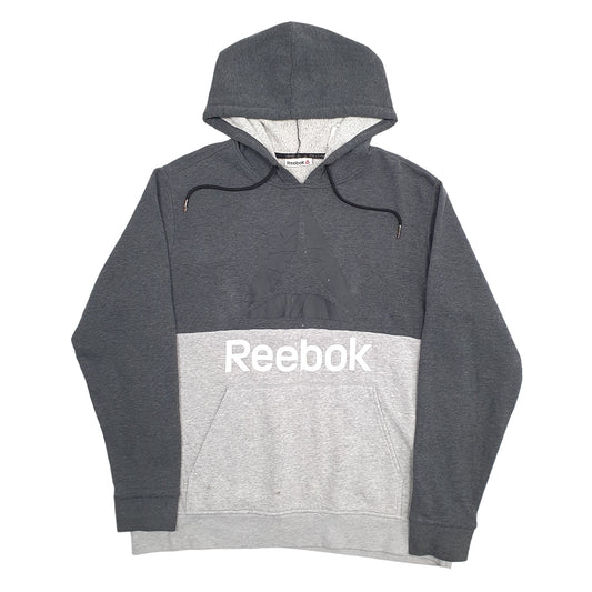 Mens Grey Reebok  Hoodie Jumper