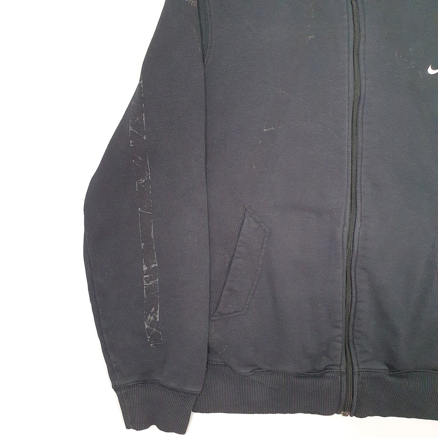 Mens Black Nike  Full Zip Jumper