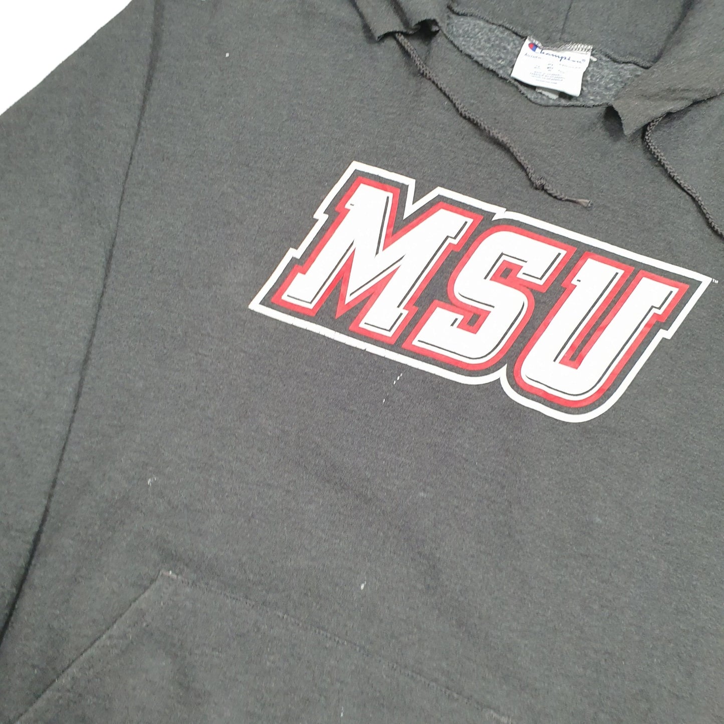 Mens Grey Champion MSU Redhawks USA College Hoodie Jumper