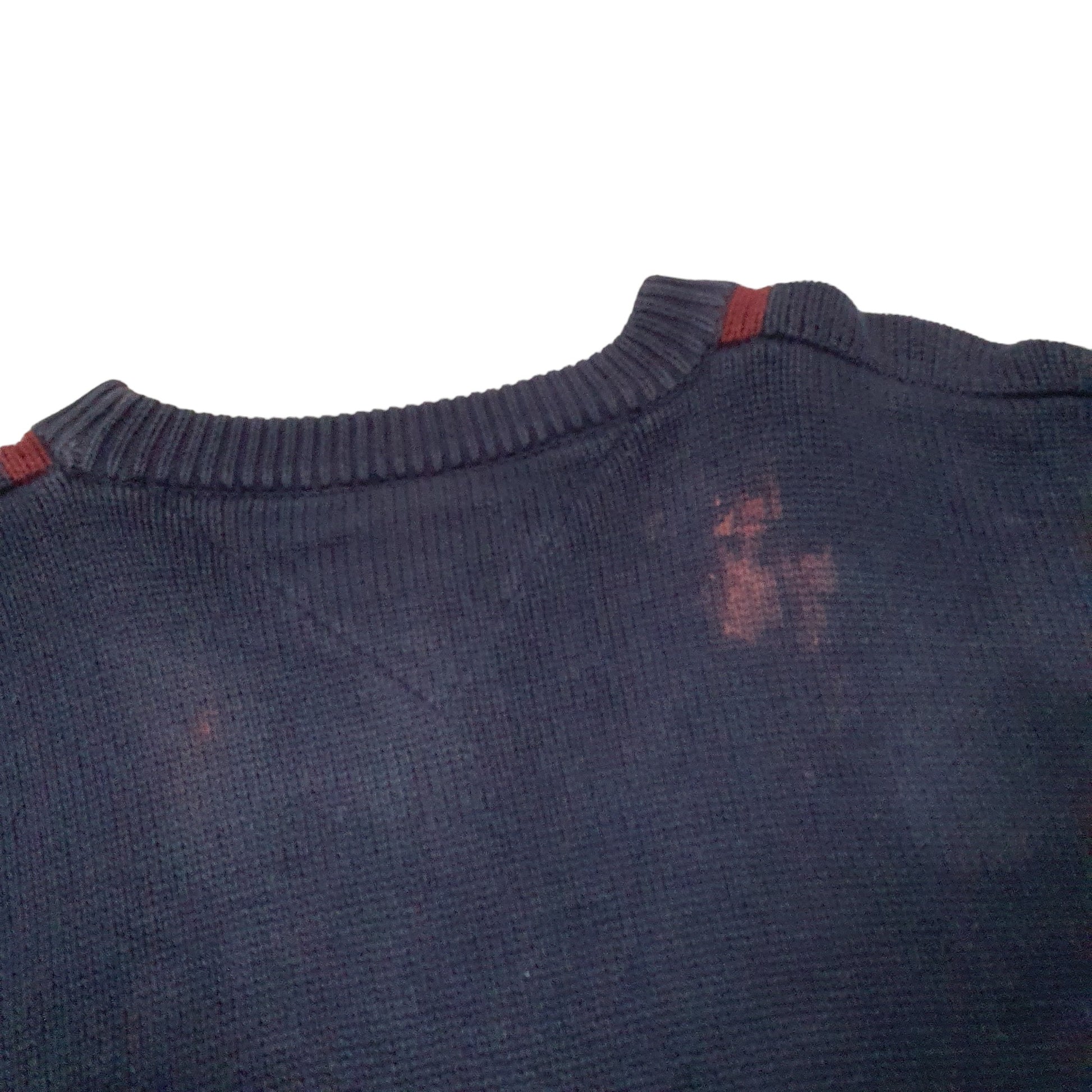 Mens Navy Tommy Hilfiger  Crewneck Jumper