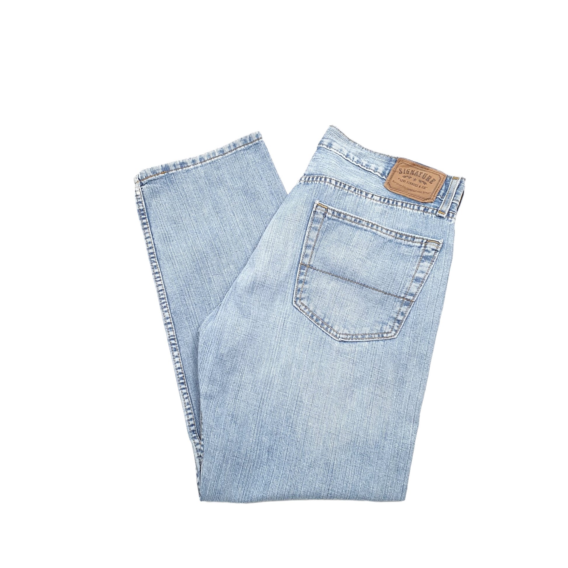 Levis Signature Regular Fit Jeans W36 L28 Blue