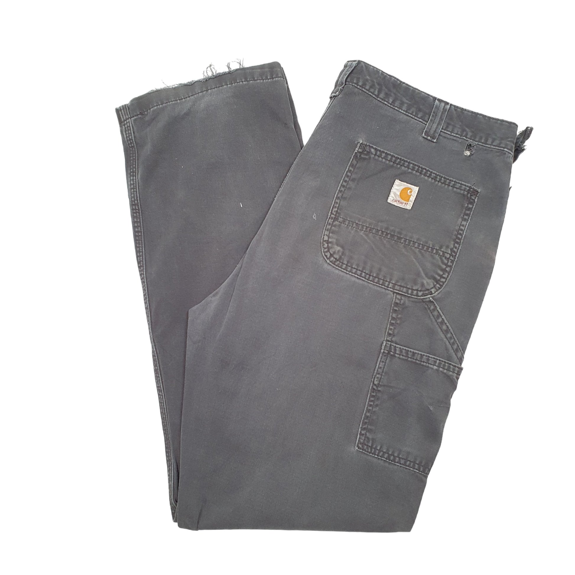 Mens Black Carhartt  Carpenter Trousers