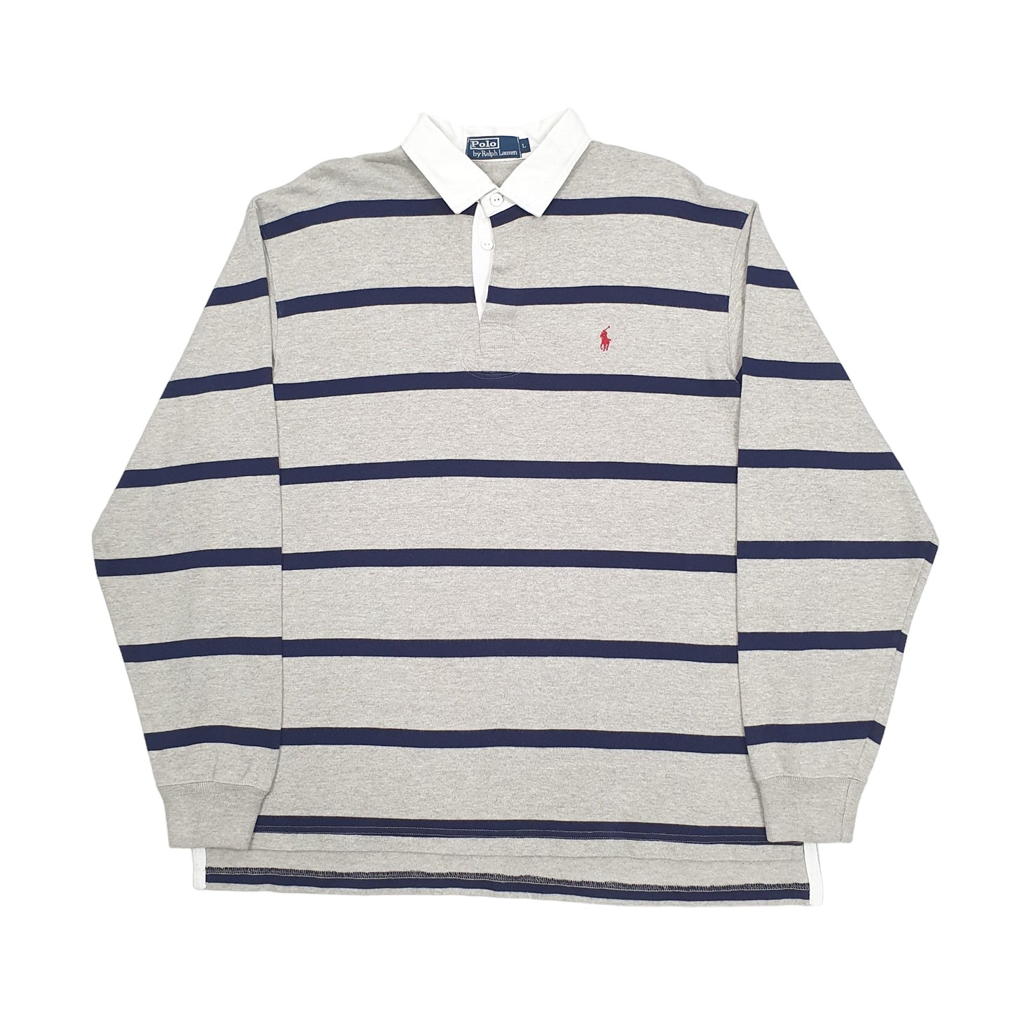 Polo Ralph Lauren Rugby Shirt L Grey