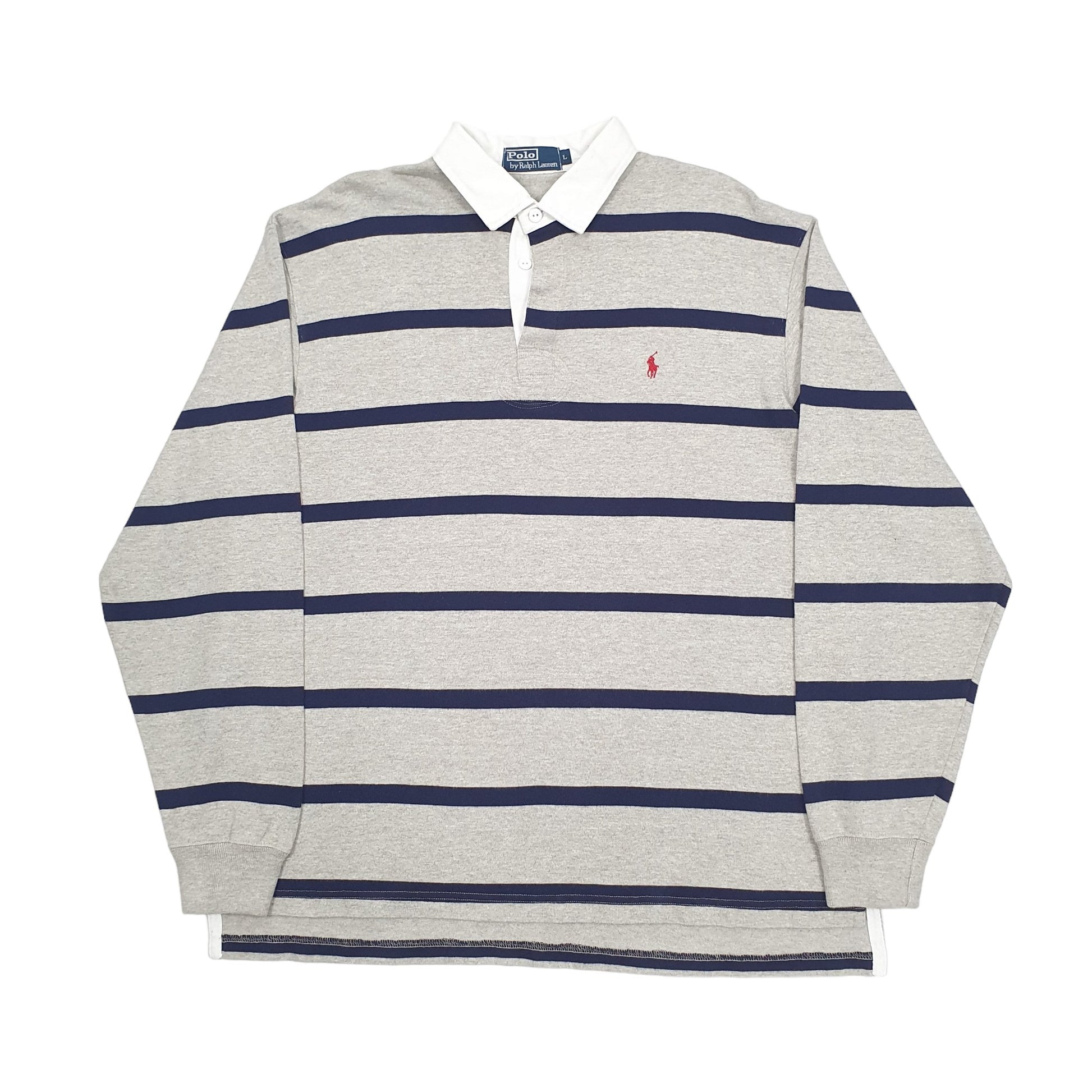 Polo Ralph Lauren Rugby Shirt L Grey
