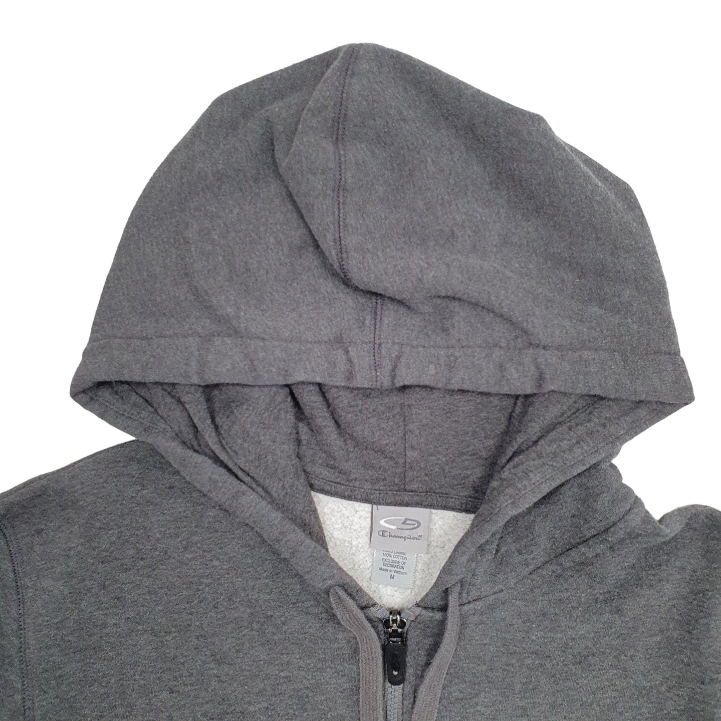 Mens Grey Champion  Full Zip Jumper