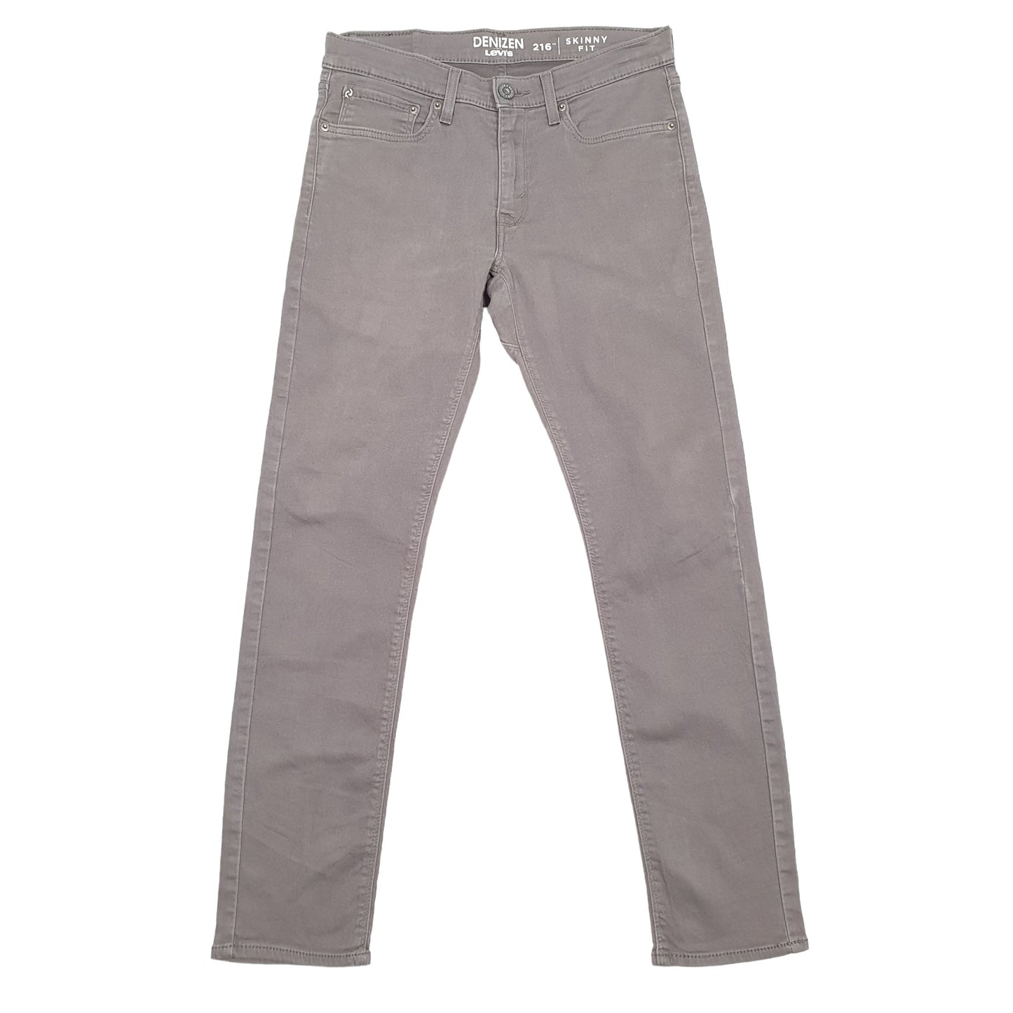 Levis Denizen Skinny Fit Stretch Jeans W32 L30 Grey