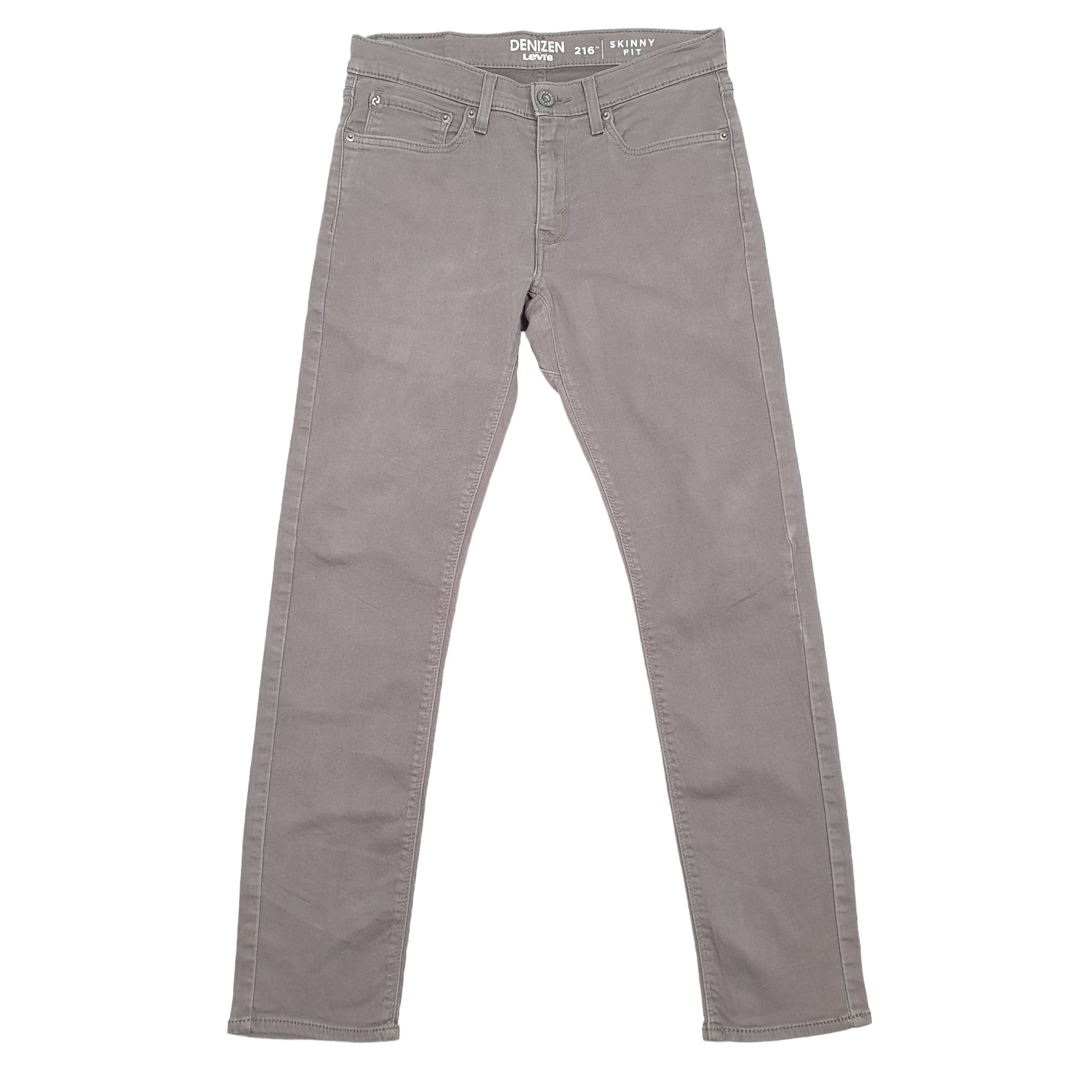 Levis Denizen Skinny Fit Stretch Jeans W32 L30 Grey