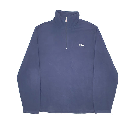 Fila Quarter Zip Fleece XL Navy