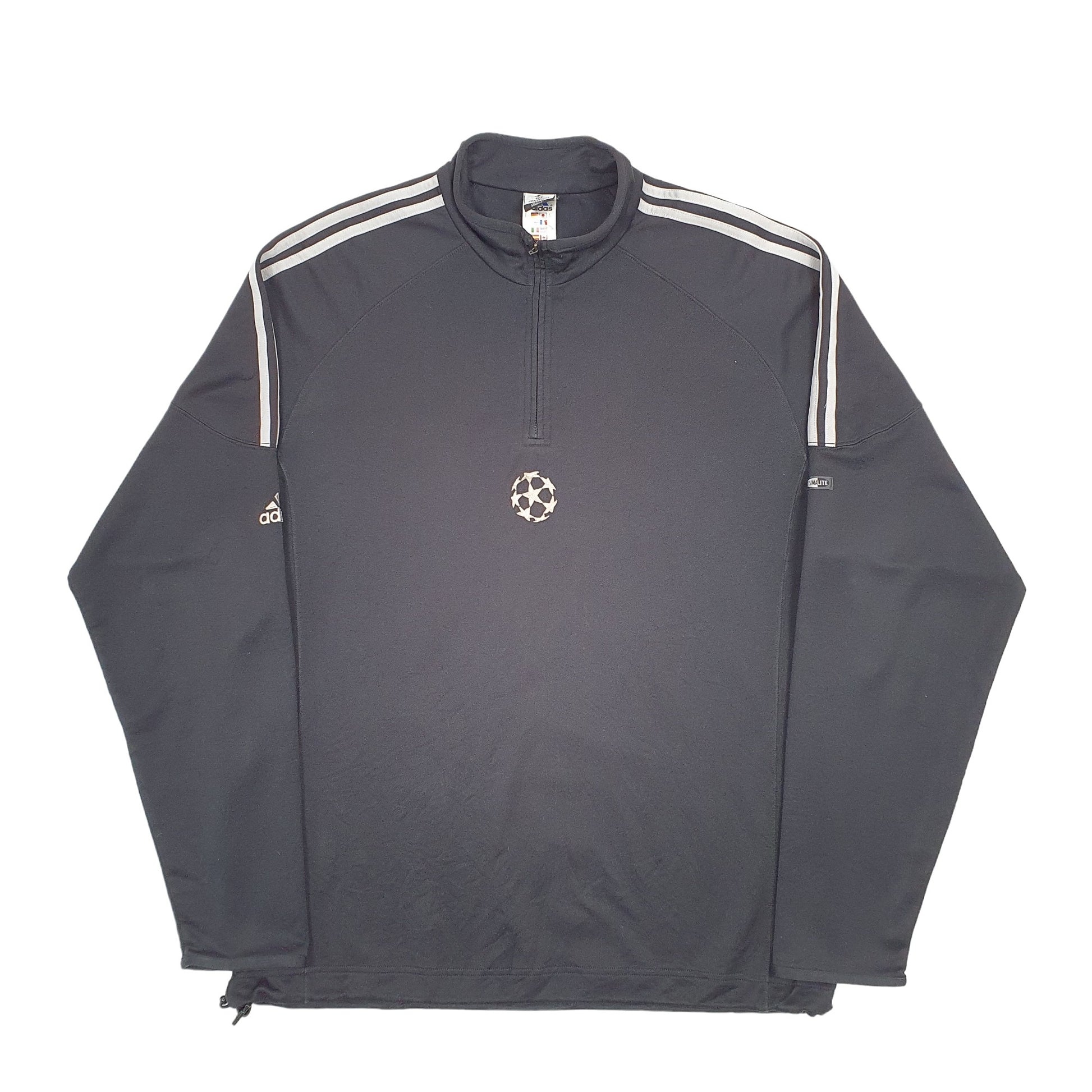 Adidas Uefa Climate Champions League Quarter Zip L Black