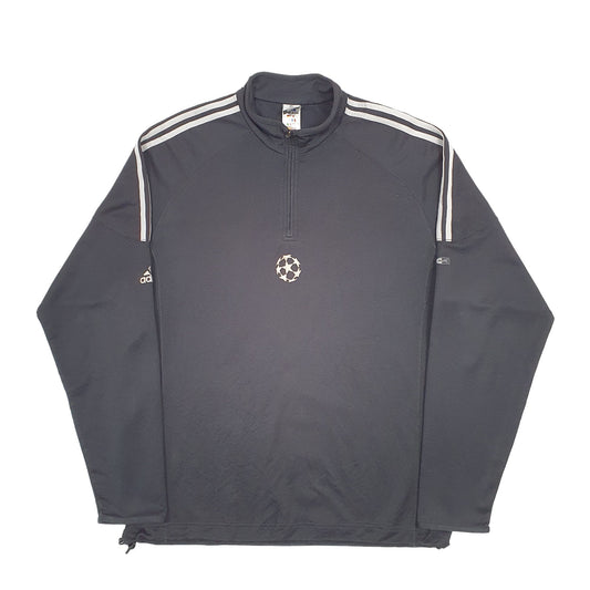 Adidas Uefa Climate Champions League Quarter Zip L Black