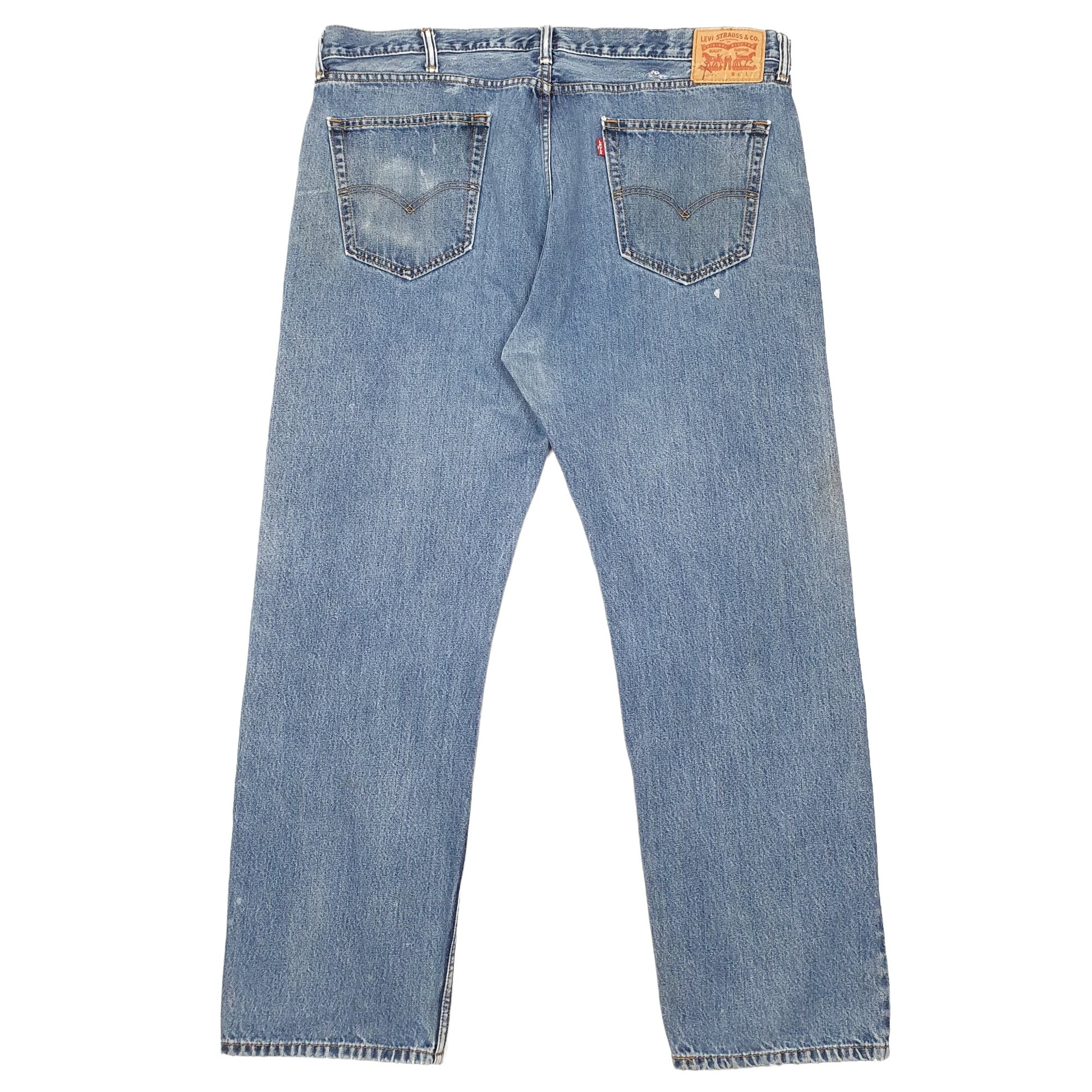 Levis 505 Regular Fit Jeans W42 L32 Blue