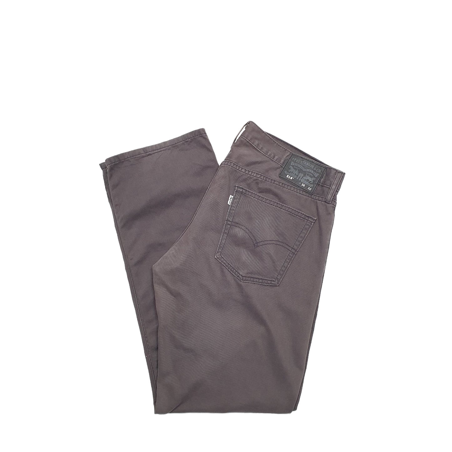 Levis 514 Straight Fit Jeans W36 L32 Grey