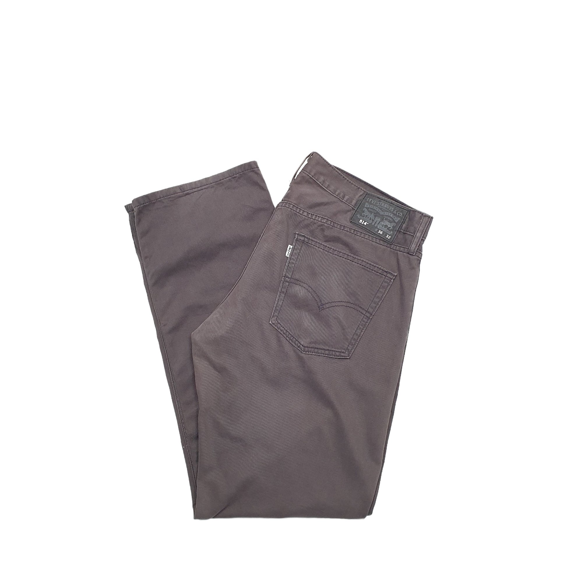 Levis 514 Straight Fit Jeans W36 L32 Grey