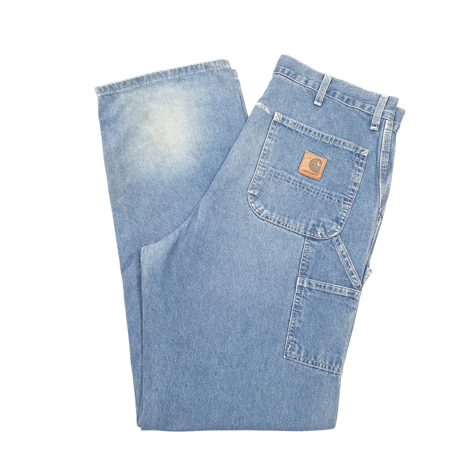 Mens Blue Carhartt  Carpenter JeansW38 L34