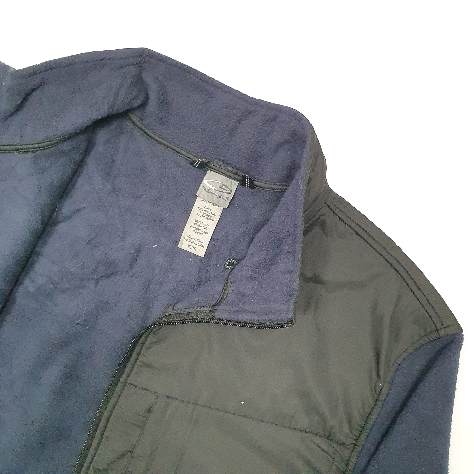 Champion Full Zip Fleece XL Navy