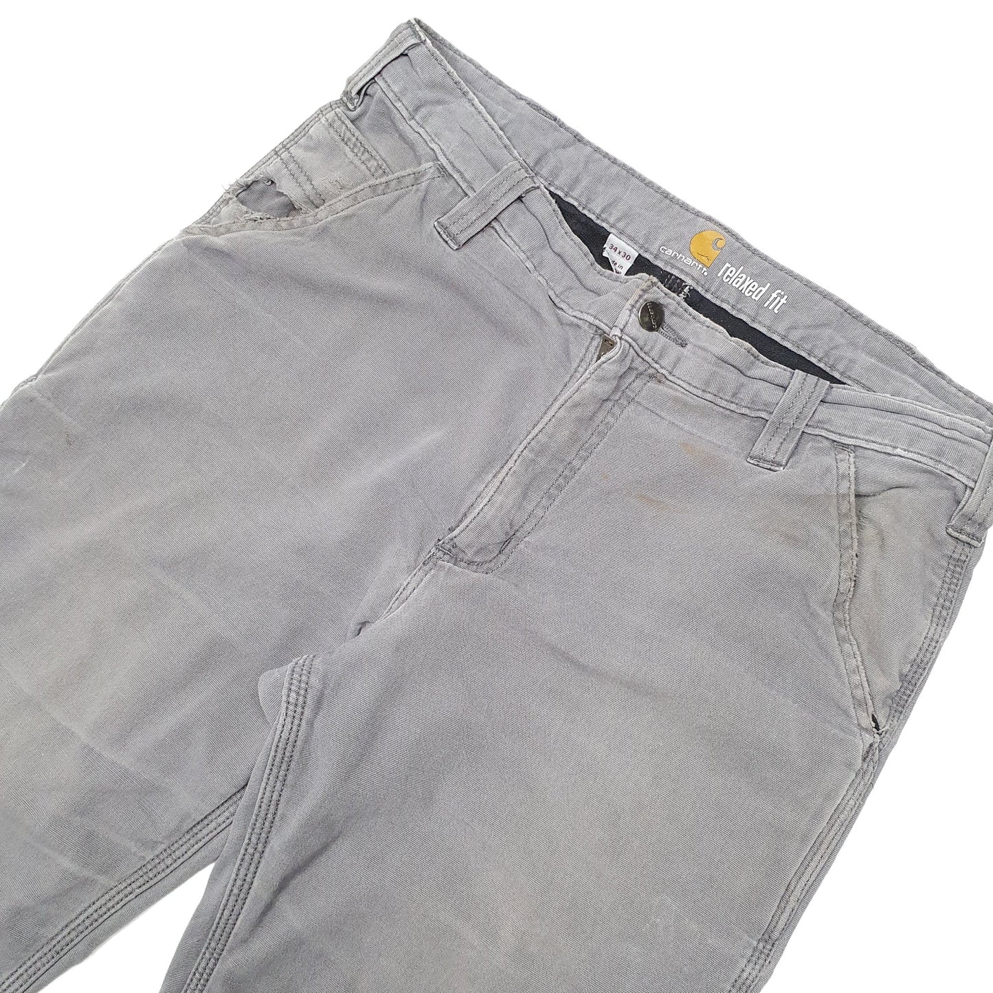 Mens Grey Carhartt  Carpenter Trousers