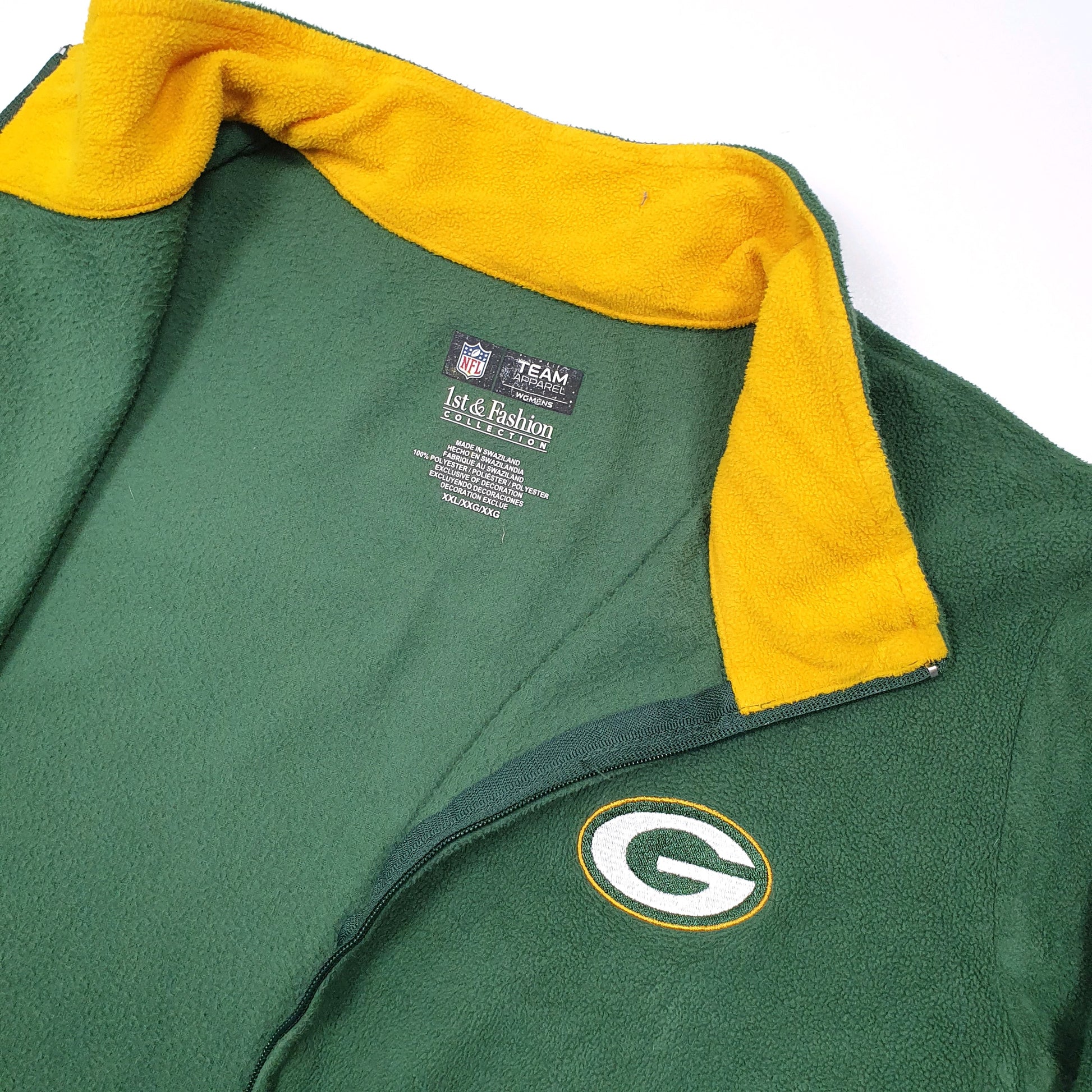 NFL Full Zip Fleece XXL Green