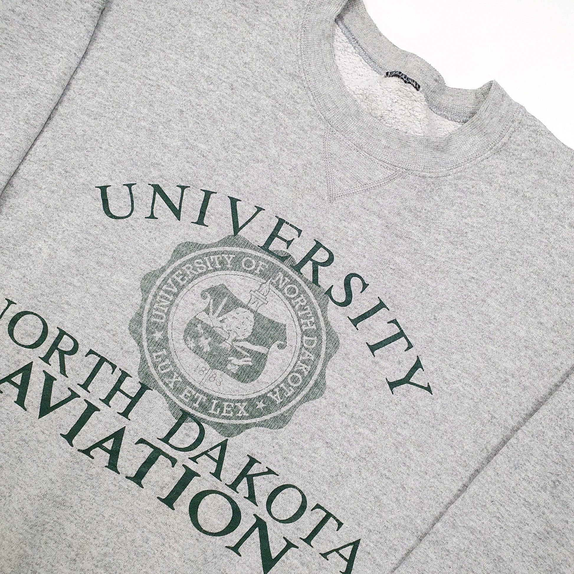 Fruit of the Loom USA College Crewneck L Grey