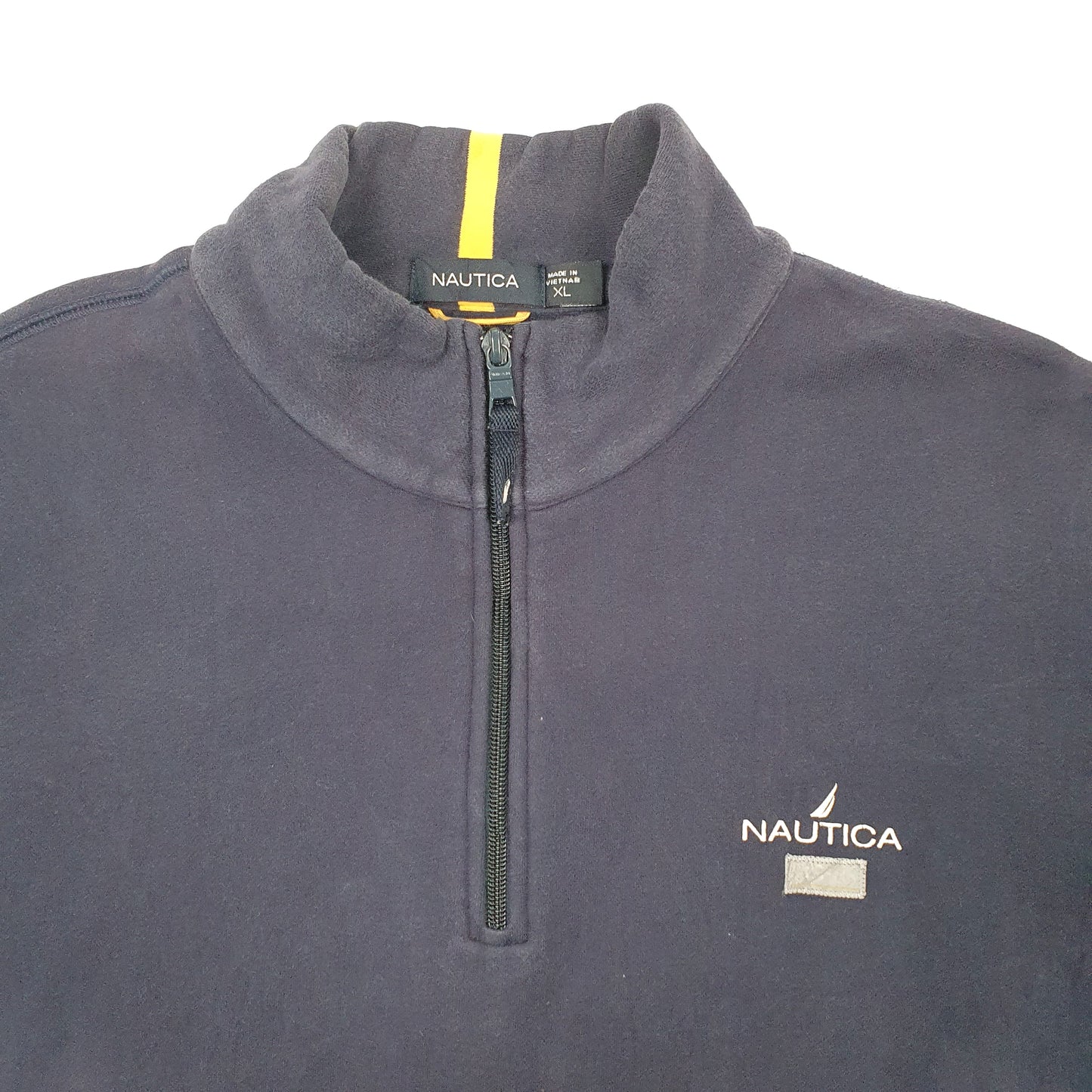 Mens Navy Nautica  Quarter Zip Jumper